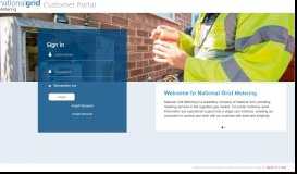 
							         Domestic Metering Customer Portal Domestic Metering ... - National Grid								  
							    