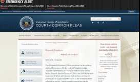 
							         Domestic Relations | Lancaster County Courts, PA - Official Website								  
							    