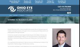 
							         Dominic M. Buzzacco, M.D. | Ohio Eye Associates								  
							    