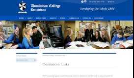 
							         Dominican Links - Dominican College - Policies								  
							    