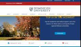 
							         Dominican University |								  
							    