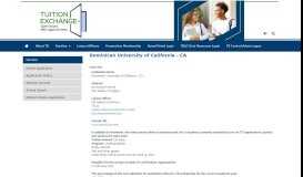 
							         Dominican University of California - Tuition Exchange								  
							    
