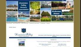 
							         Dominion Valley Owners Association								  
							    