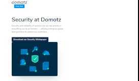 
							         Domotz Pro Security Standards								  
							    