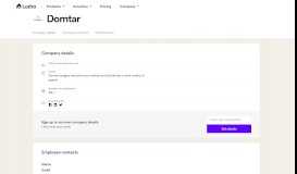 
							         Domtar - Email Address Format & Contact Phone Number								  
							    