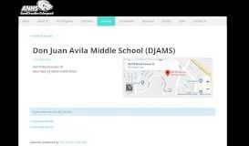 
							         Don Juan Avila Middle School (DJAMS) - ANHS Instrumental Music ...								  
							    