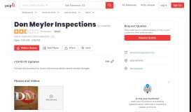 
							         Don Meyler Inspections - 26 Reviews - Home Inspectors - 2703 ...								  
							    
