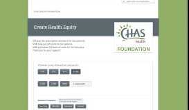 
							         Donate | CHAS Health								  
							    