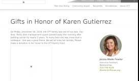 
							         Donate - Karen Gutierrez CFT Family Fund - Communities Foundation ...								  
							    