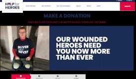 
							         Donate Online | Help for Heroes								  
							    
