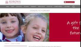 
							         Donate to Korowa - Korowa Anglican Girls' School								  
							    