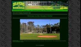 
							         Doncaster Dragons Baseball Club - MemberDesq - SportsTG								  
							    
