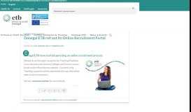 
							         Donegal ETB roll out its Online Recruitment Portal – Donegal ETB								  
							    