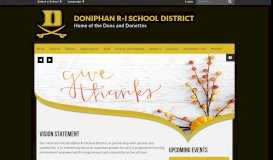 
							         Doniphan RI School District: Home								  
							    
