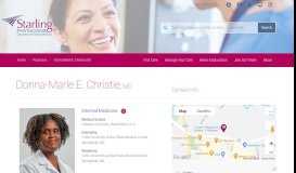 
							         Donna-Marie E. Christie, MD - Starling Physicians								  
							    