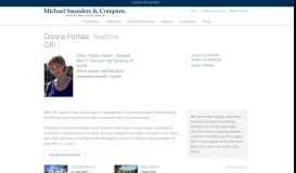 
							         Donna Portale - Sarasota Realtor - Michael Saunders & Company ...								  
							    