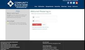 
							         Donor Portal - Community Blood Bank of Northwest Pennsylvania ...								  
							    