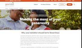 
							         Donors | Good Days | Copay Assistance | Effective Compassion								  
							    