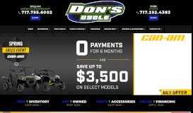 
							         Don's Cycle - New & Used Motorcycles, Dirt Bikes, Scooters ...								  
							    