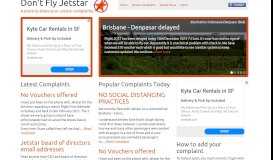 
							         Don't Fly Jetstar | A place to share your Jetstar complaints.								  
							    