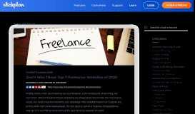 
							         Don't Miss These Top 7 Freelance Websites of 2019 - Slickplan								  
							    