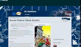 
							         Doom Patrol (New Earth) | DC Database | FANDOM powered by Wikia								  
							    