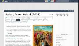 
							         Doom Patrol (Series) - TV Tropes								  
							    