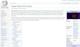 
							         Doom Patrol (TV series) - Wikipedia								  
							    
