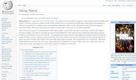 
							         Doom Patrol - Wikipedia								  
							    