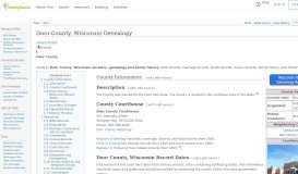 
							         Door County, Wisconsin Genealogy Genealogy - FamilySearch Wiki								  
							    