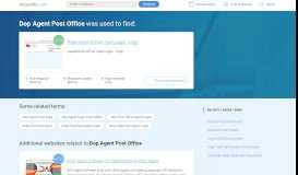 
							         Dop Agent Post Office at top.accessify.com								  
							    