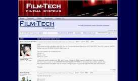 
							         DOREMI/DOLBY Support contact - Film-Tech Forum								  
							    