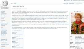
							         Doris Roberts - Wikipedia								  
							    