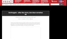 
							         Doritosgate - after the storm, lets clean ourselves up - VG247								  
							    