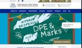 
							         Dos Palos Oro Loma Joint Unified School District								  
							    