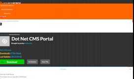 
							         Dot Net CMS Portal download | SourceForge.net								  
							    