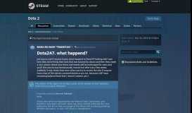 
							         Dota247. what happend? :: Dota 2 General Discussions								  
							    