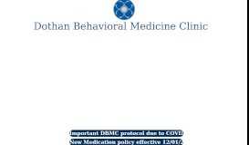 
							         Dothan Behavioral Medicine Clinic								  
							    