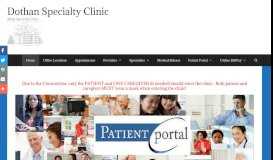 
							         Dothan Specialty Clinic								  
							    