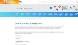
							         DotNet Content Management | DOTNET Nuke CMS | Kentico CMS								  
							    