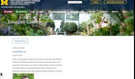 
							         Douglas Conley | Matthaei Botanical Gardens and Nichols Arboretum								  
							    