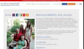 
							         Douglas Horton, M.D | Adult & Pediatric Immunologist Central Indiana								  
							    