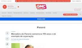 
							         Douradina Moradora do Paraná comemora 119 ... - Portal GMC Online								  
							    