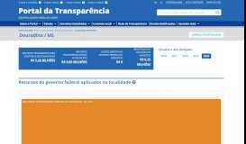 
							         Douradina / MS - Portal da transparência								  
							    