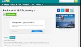 
							         Download - BankMuscat Mobile banking								  
							    