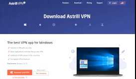 
							         Download best VPN client for Windows - reclaim ... - Astrill VPN								  
							    