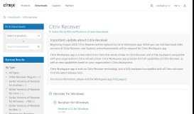 
							         Download Citrix Receiver - Citrix								  
							    