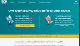 
							         Download ESET Multi-Device Security Pack | ESET								  
							    
