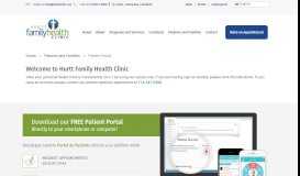 
							         Download Free Patient Portal | Hurtt Family Health Clinic | Low Cost ...								  
							    
