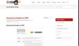 
							         Download Guide to PSP - Portal Wiki Guide - IGN								  
							    